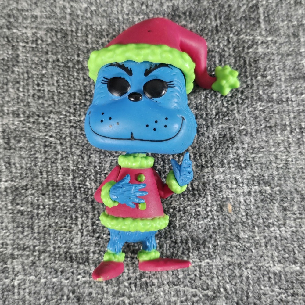 Funko Pop The Grinch Blue Santa Suit Vinyl Figure 2017 Dr Seuss Collectible